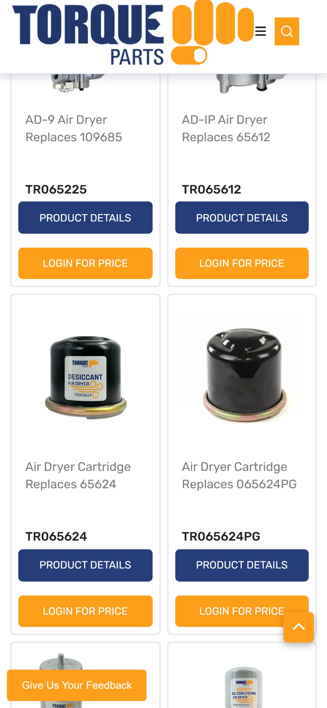 Torque Parts — Mobile