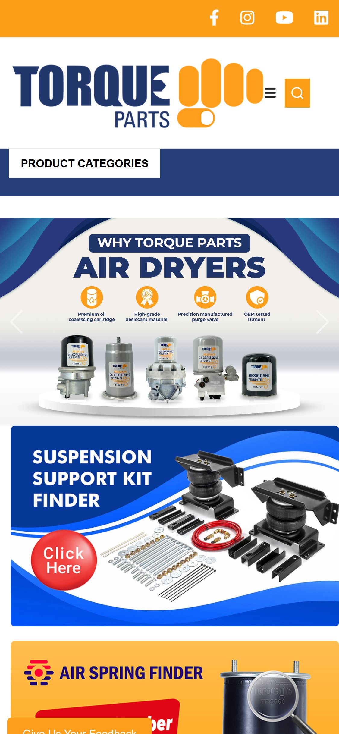 Torque Parts — Mobile